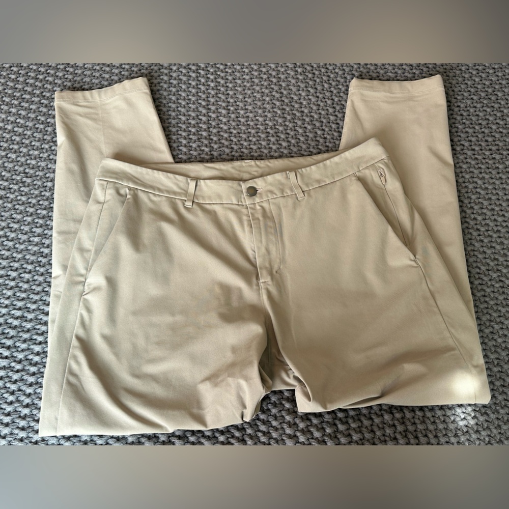 Lululemon men’s tan/khaki colored pants. - Picture 4 of 7